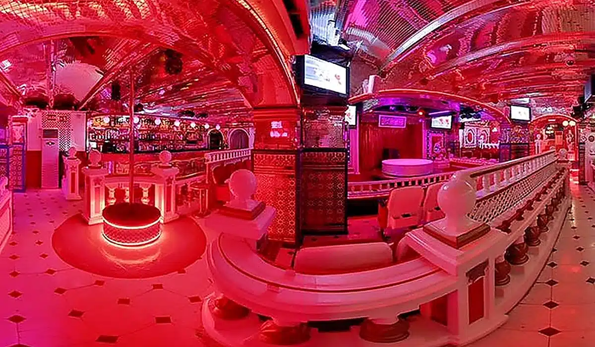 Bagdad Barcelona adult show venue interior for stag parties