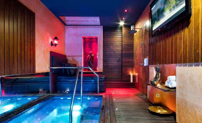 Club Muntaner 101 Haima Barcelona adult venue interior for brothels guide